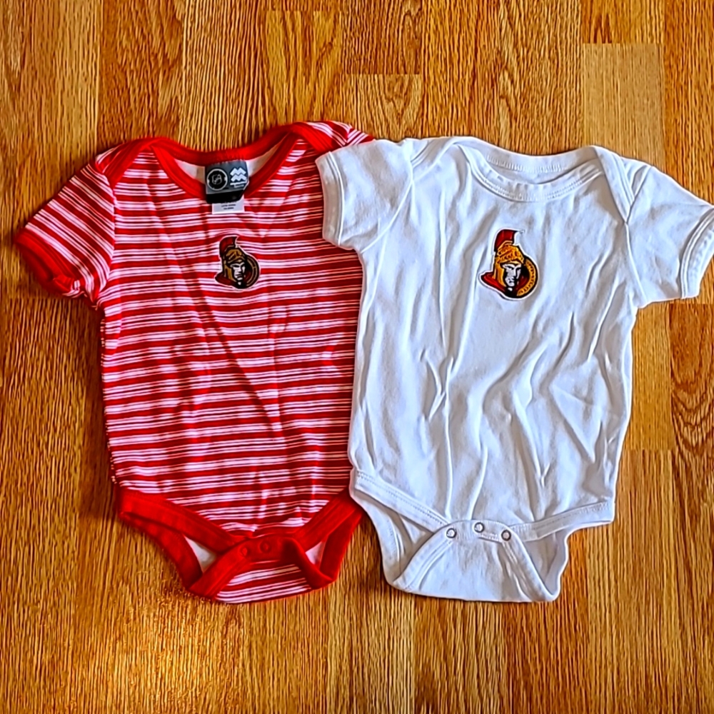 NHL Set of 2 Ottawa Senators onesies